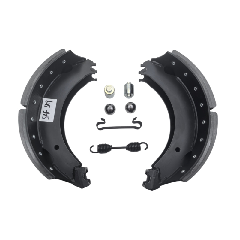 North American Commercial SAF/SK9 180/200 Brake Shoe Kit (420×180mm / 420×200mm, 20K–25K GAWR) with Complete Trailer Wheel-End Hardware Overhaul Set