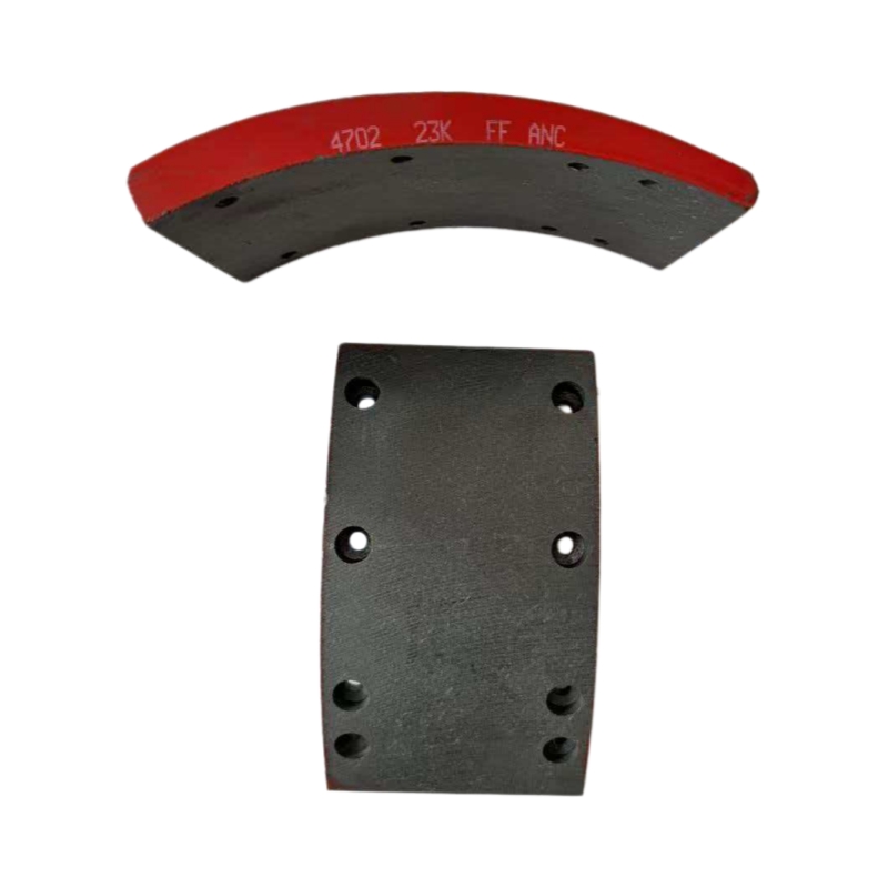 North American Heavy-Duty FMSI 4702 Brake Linings for 4702 Foundation Brake Shoes – Commercial Fleet Drum Friction Replacement Set