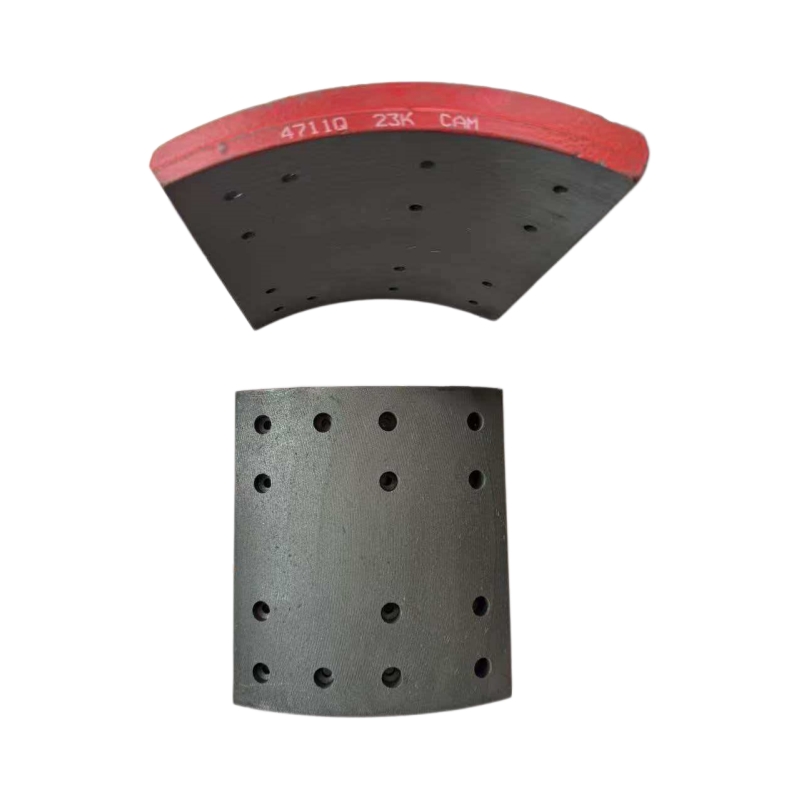 North American Heavy-Duty FMSI 4711Q Brake Linings for 4711Q Foundation Brake Shoes – Commercial Fleet Drum Friction Reline Set