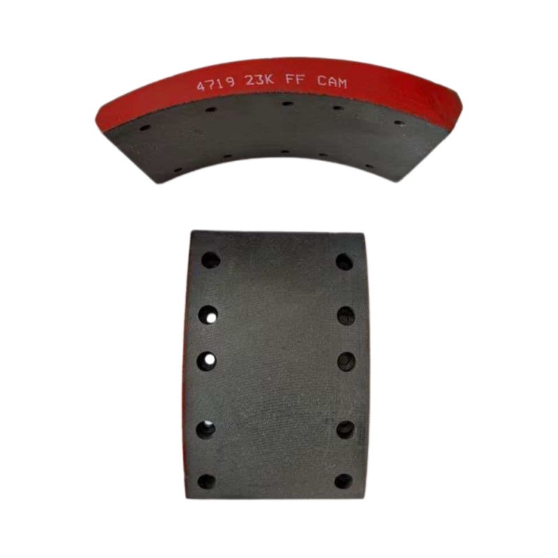 North American Heavy-Duty FMSI 4719 Brake Linings for 4719 Foundation Brake Shoes – Commercial Fleet Drum Friction Replacement Set