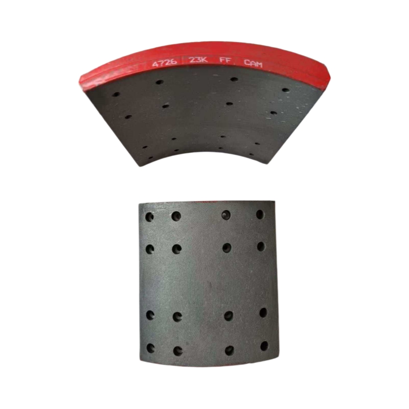 North American Heavy-Duty FMSI 4726 Brake Linings for 4726 Foundation Brake Shoes – Commercial Fleet Wheel-End Friction Reline Set